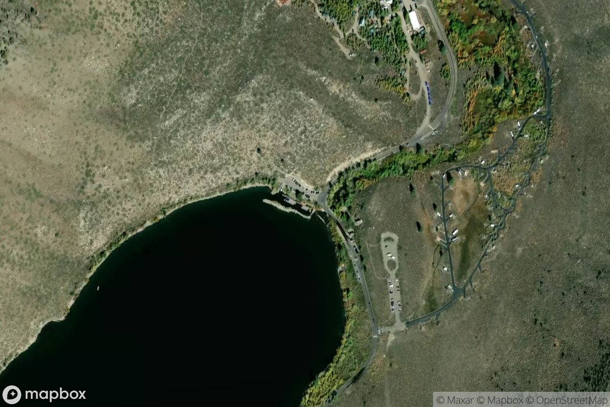 Satellite view of Convict Lake Resort Marina - Boat Rental