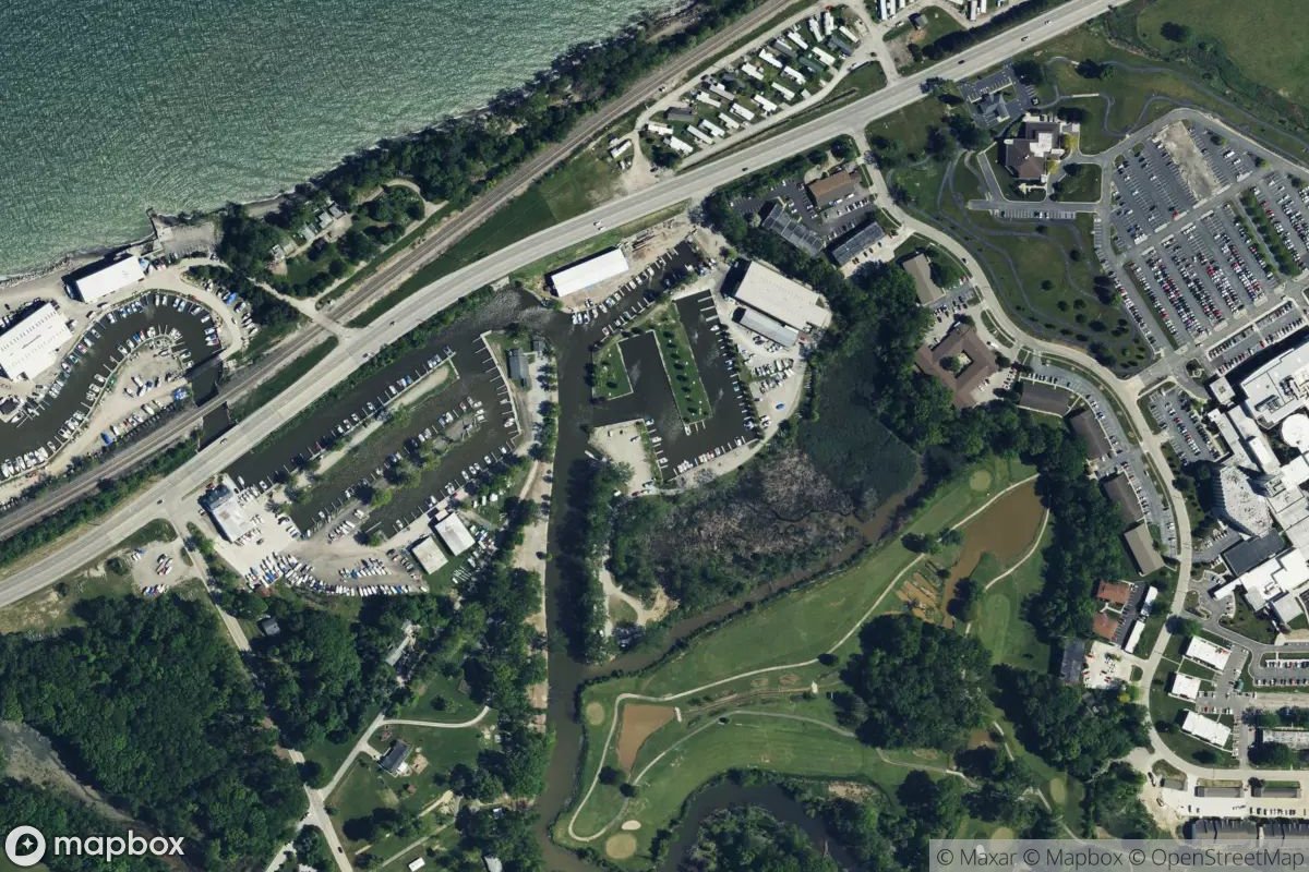Satellite view of Copper Kettle Marina