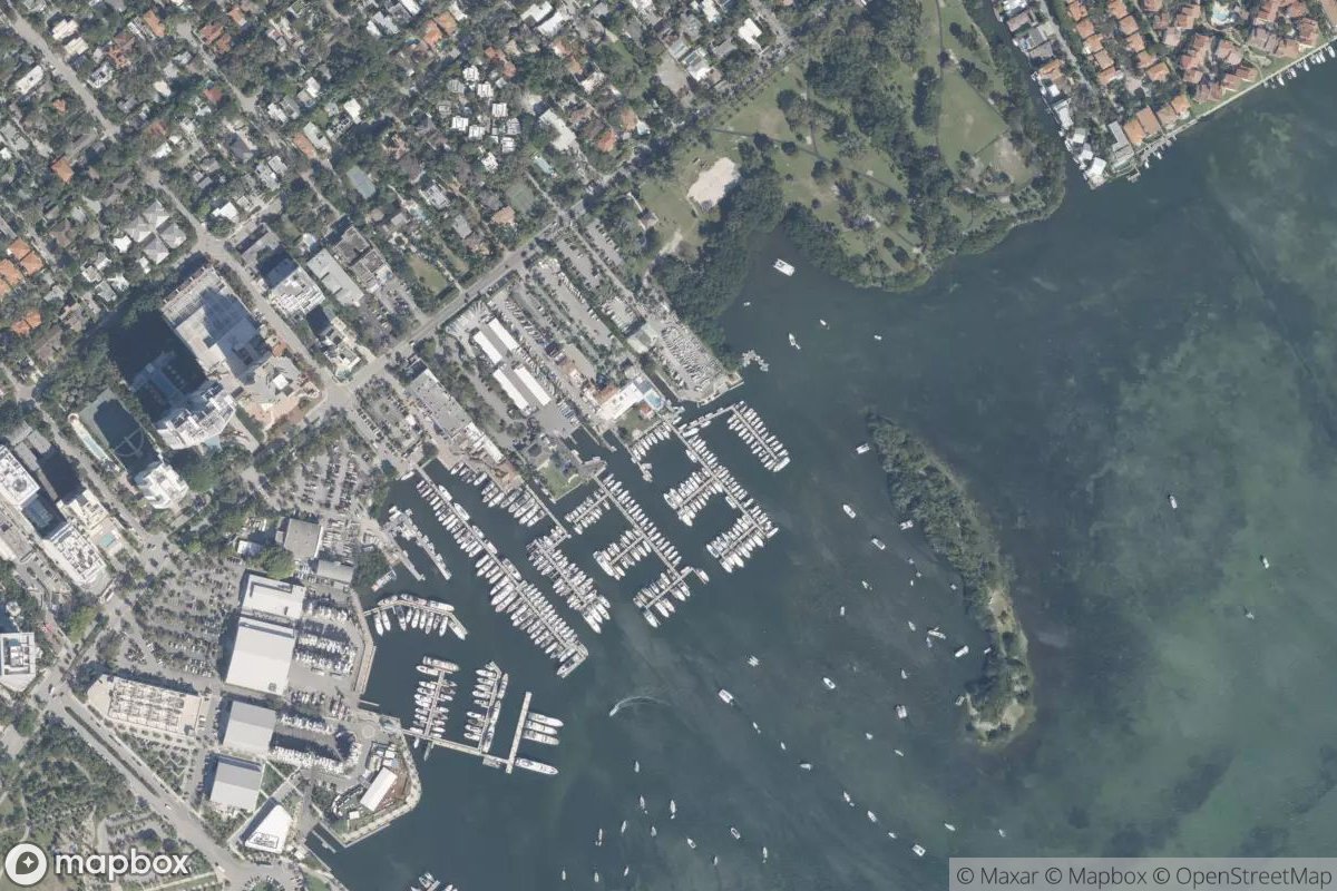 Satellite view of Coral Reef Yacht Club
