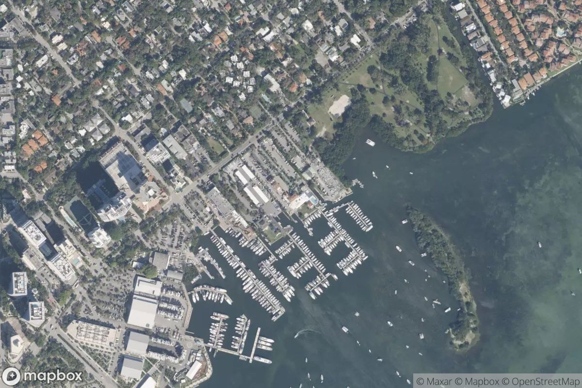 Satellite view of Coral Reef Yacht Club