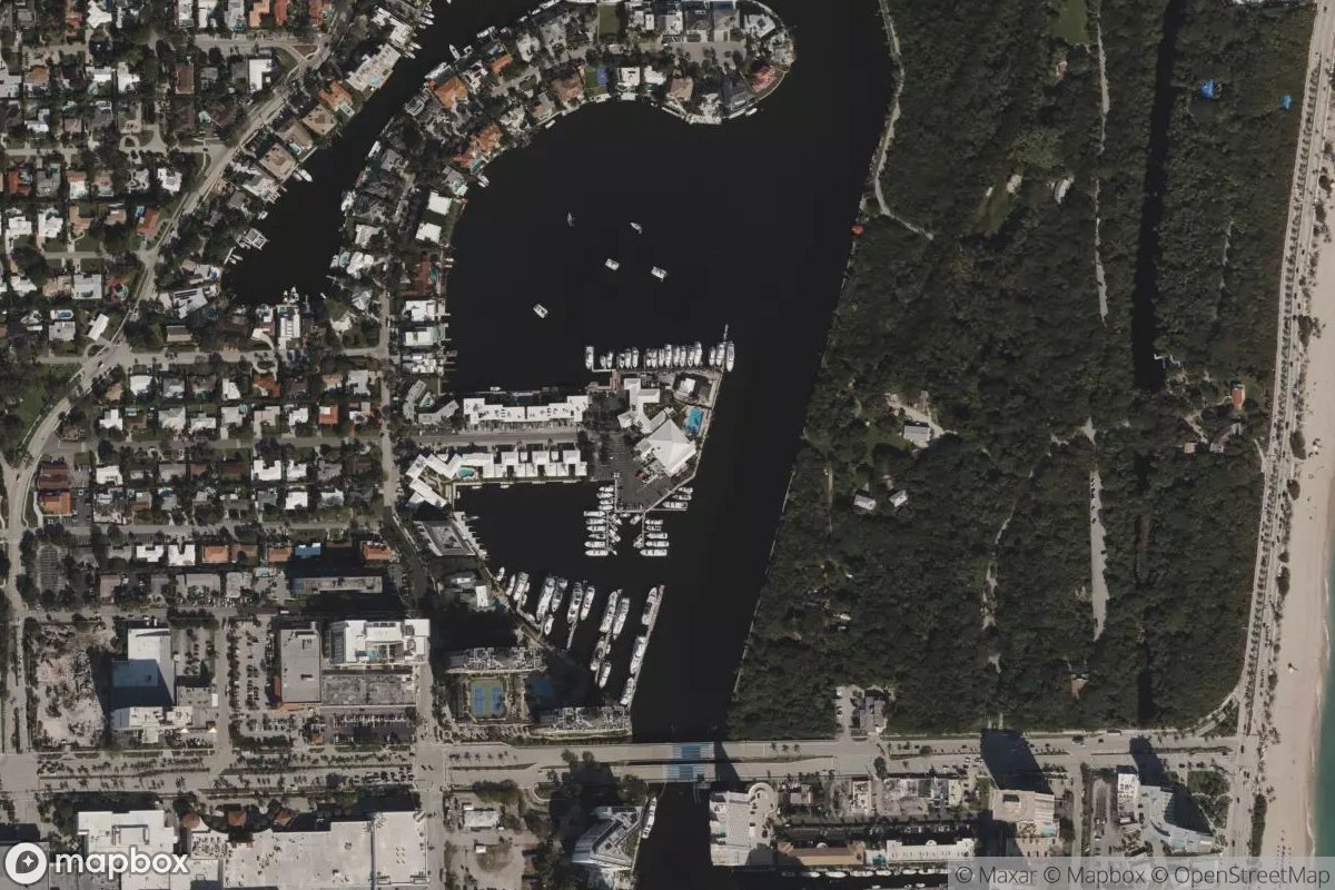 Satellite view of Coral Ridge Yacht Club