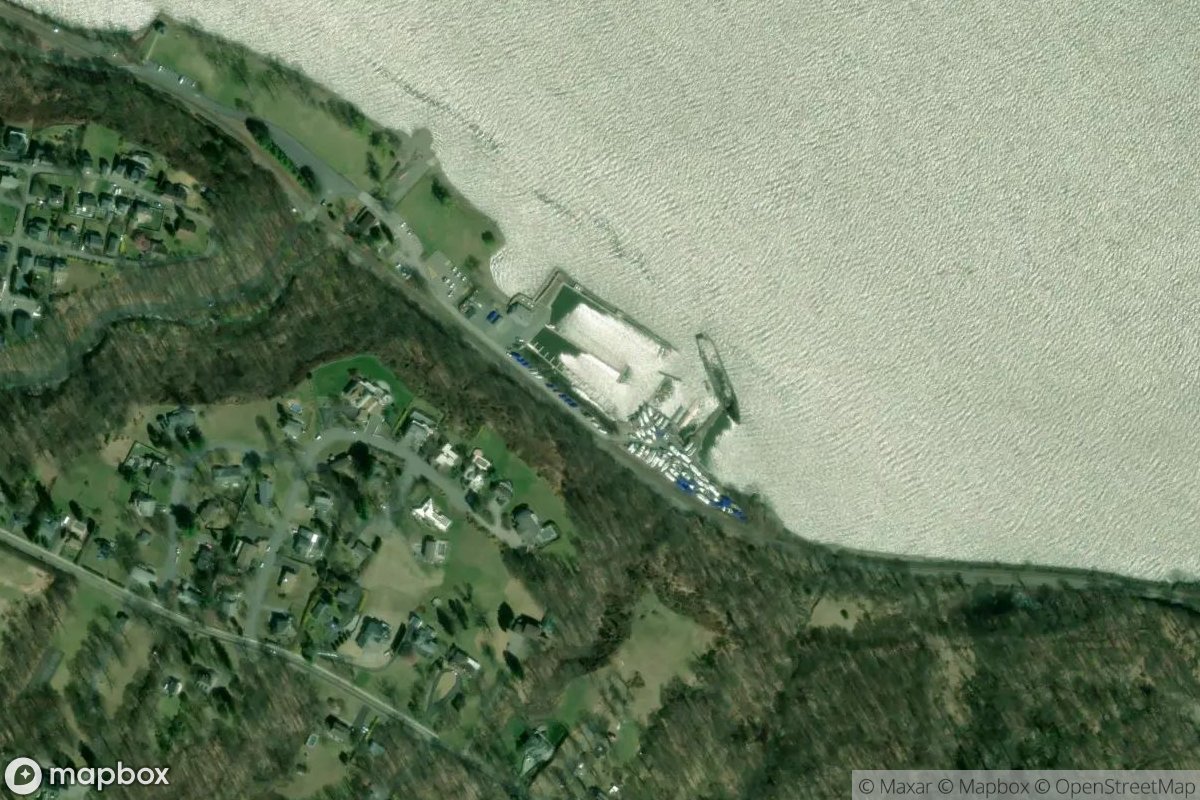 Satellite view of Cornwall Yacht Club