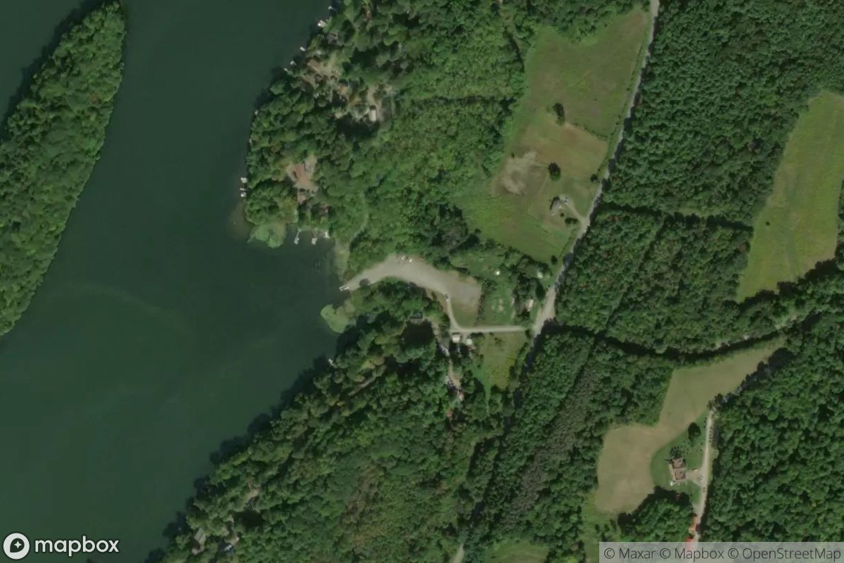Satellite view of Cossayuna Lake Waterway Access