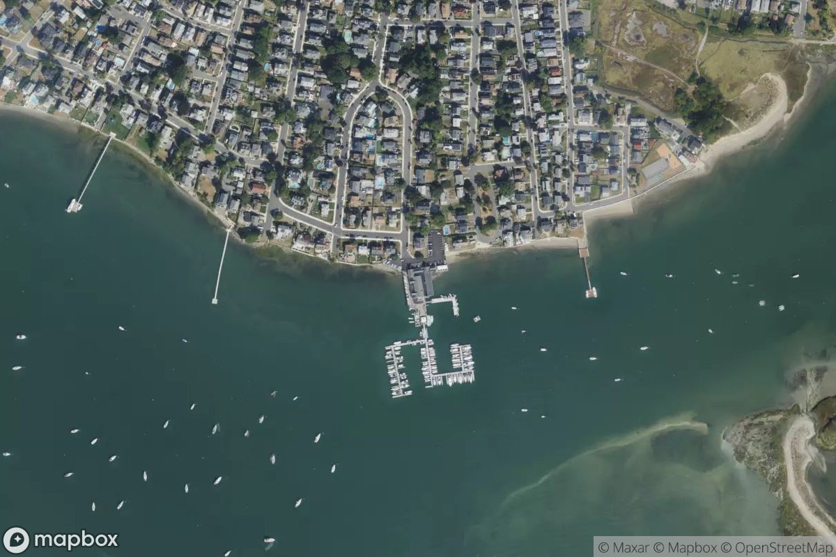 Satellite view of Cottage Park Yacht Club
