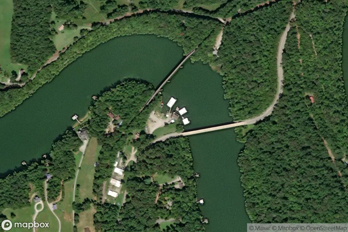 Satellite view of Cotten's Marina & Restaurant