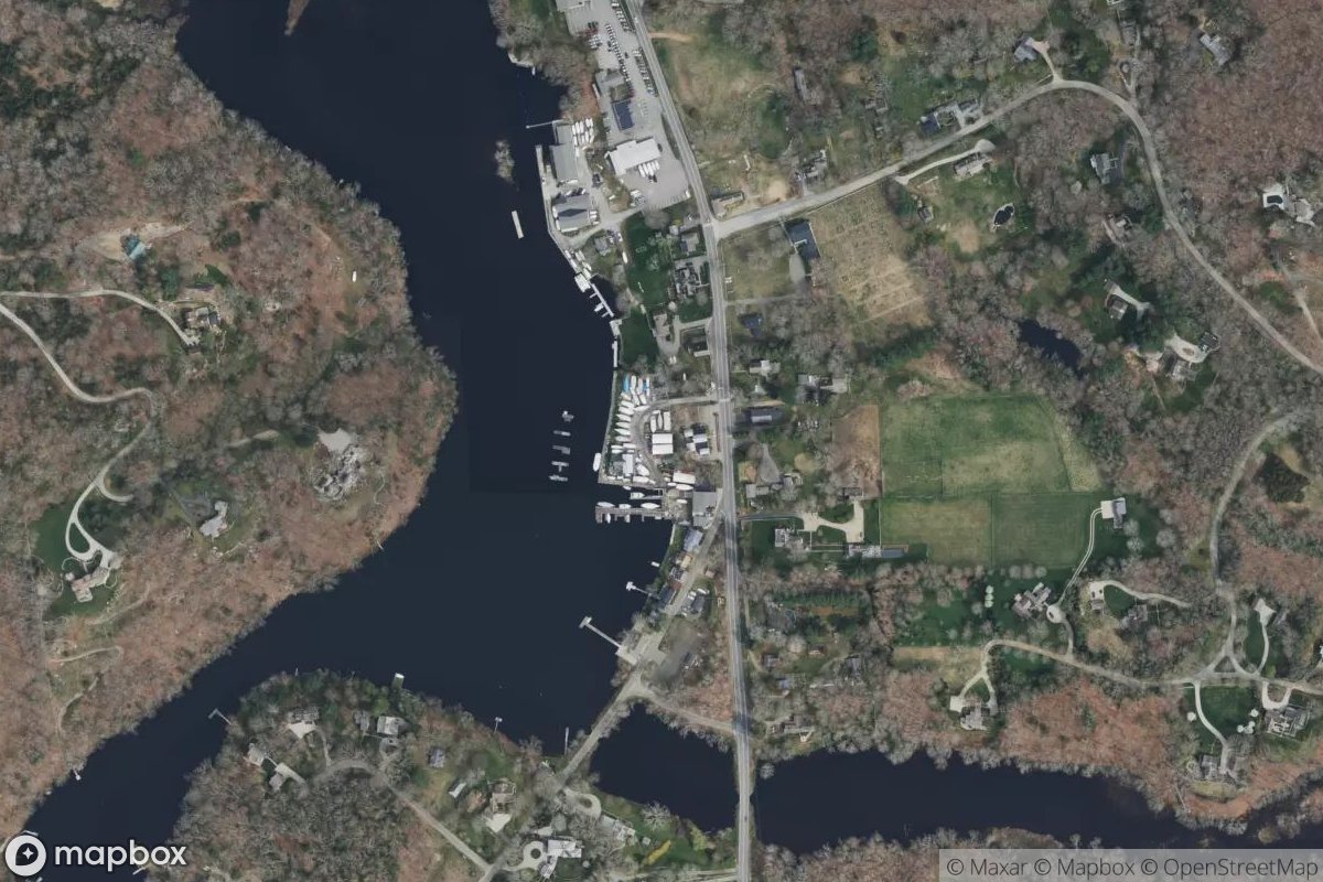 Satellite view of Cove Landing Marina