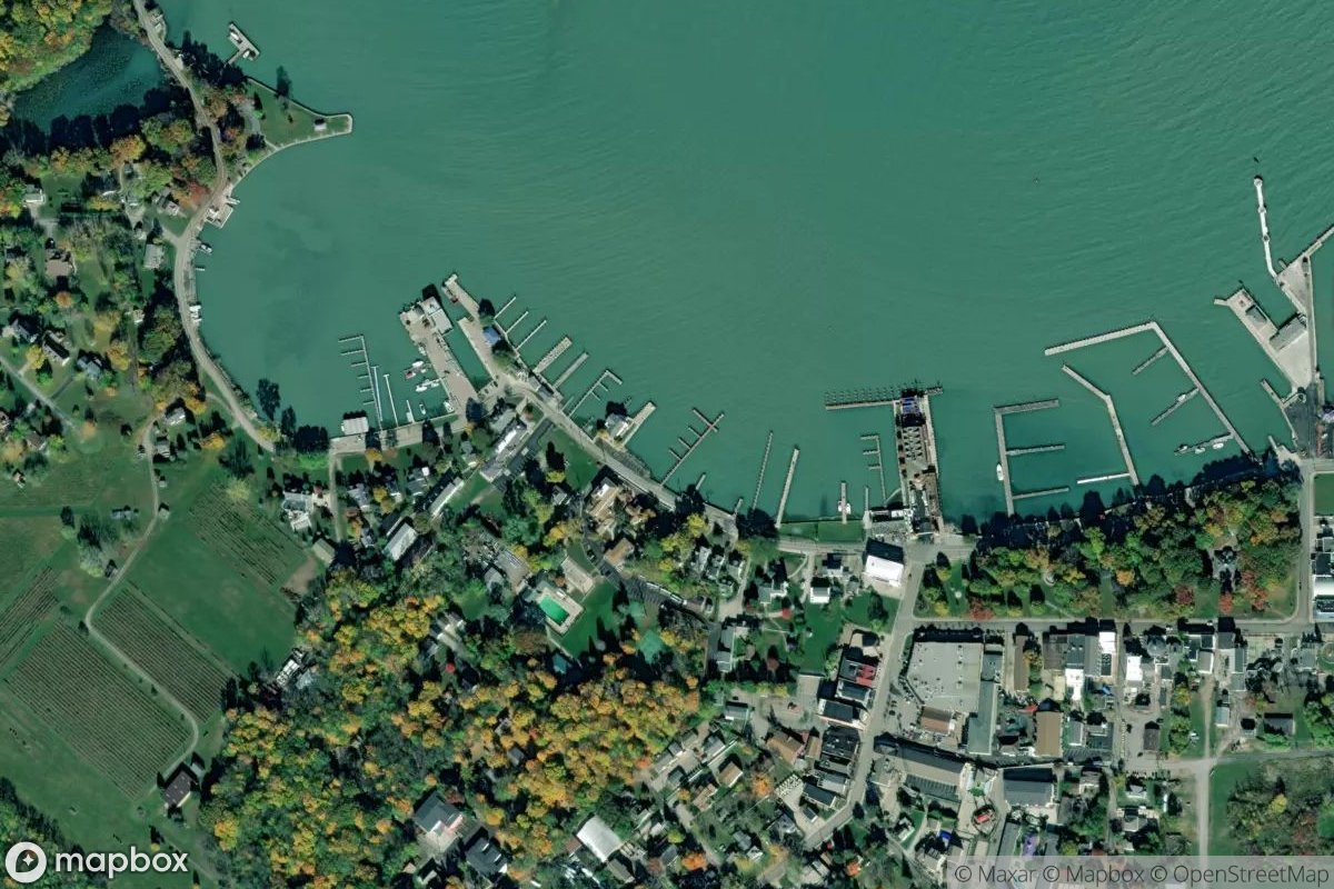 Satellite view of Crew's Nest Marina