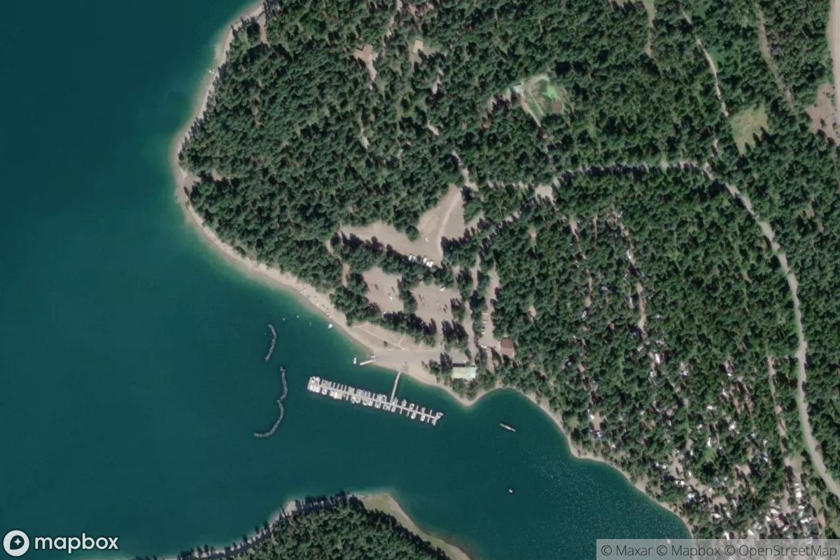 Satellite view of Cripple Horse Marina