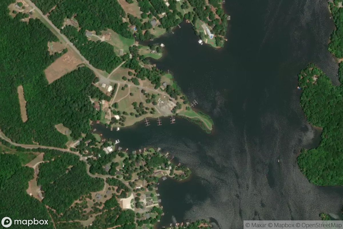 Satellite view of Crooked Creek Marina
