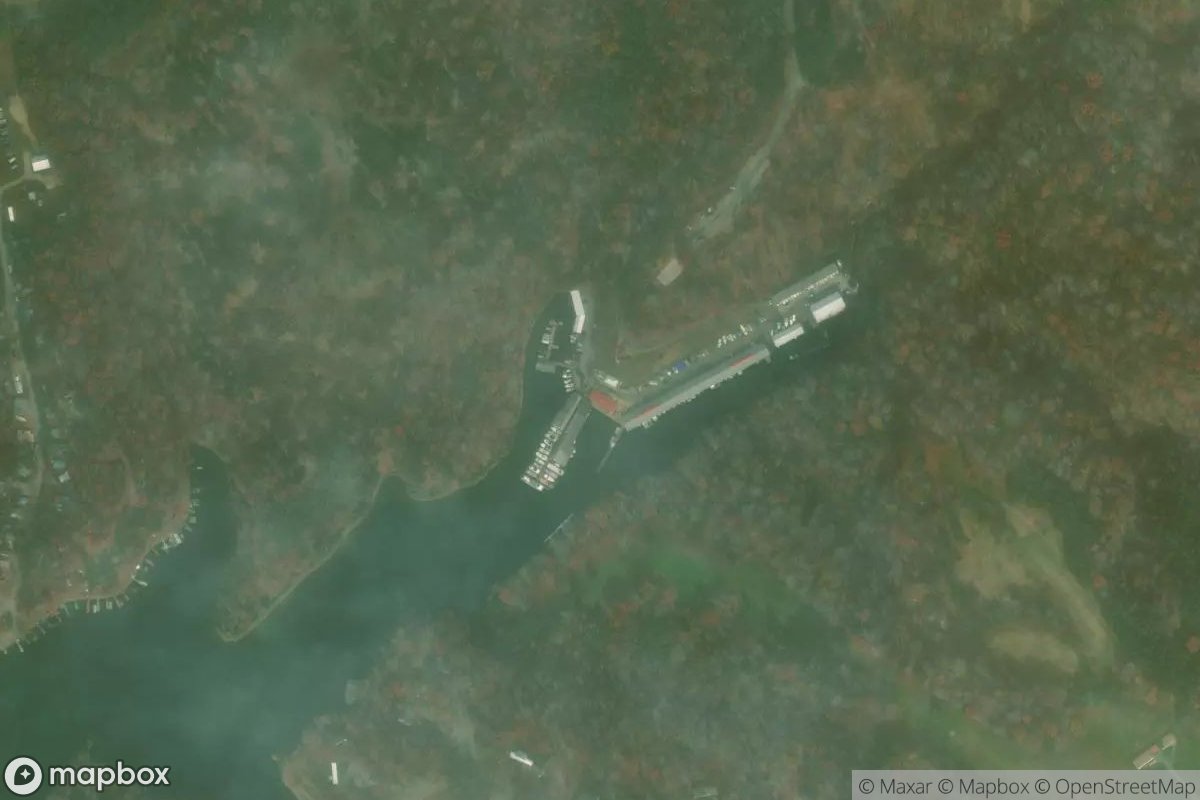 Satellite view of Crystal Shores Marina