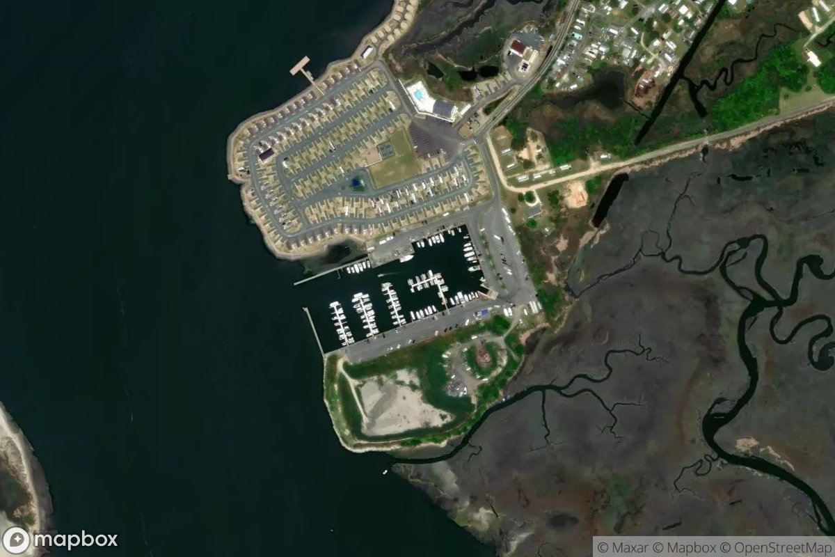 Satellite view of Curtis Merritt Harbor
