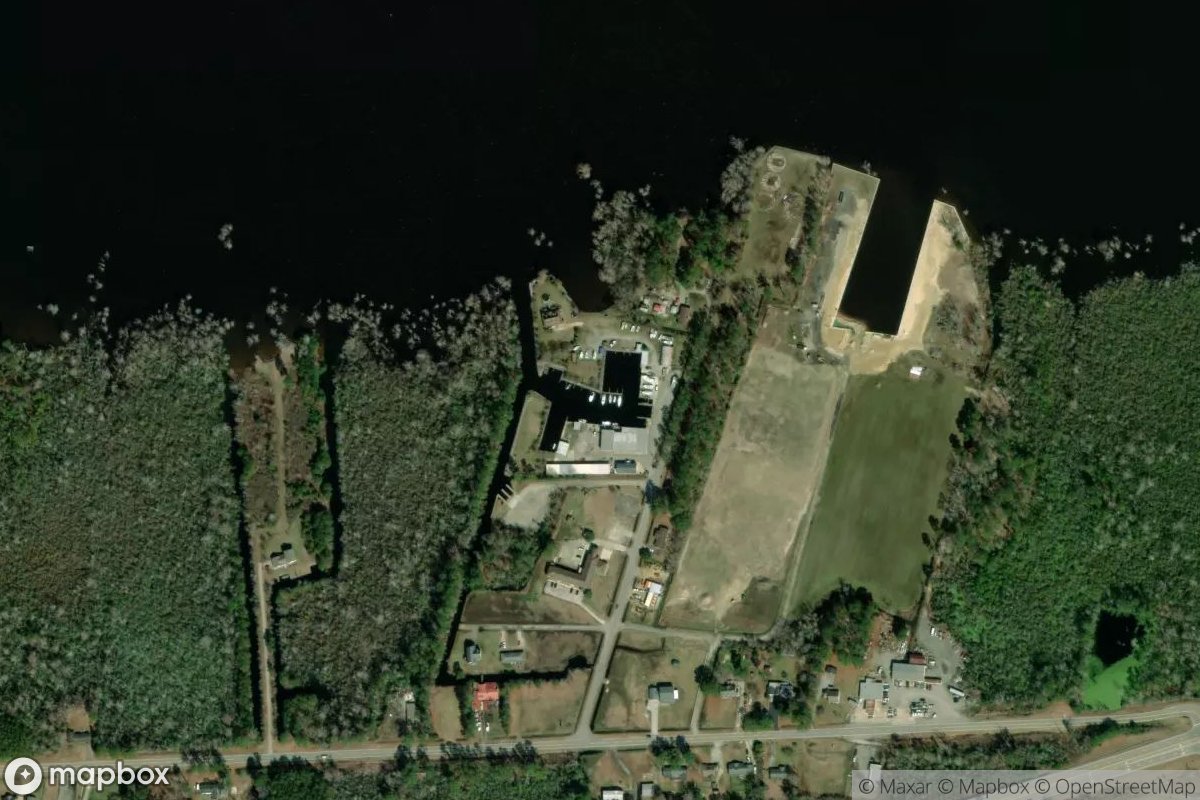 Satellite view of Cypress Cove Marina