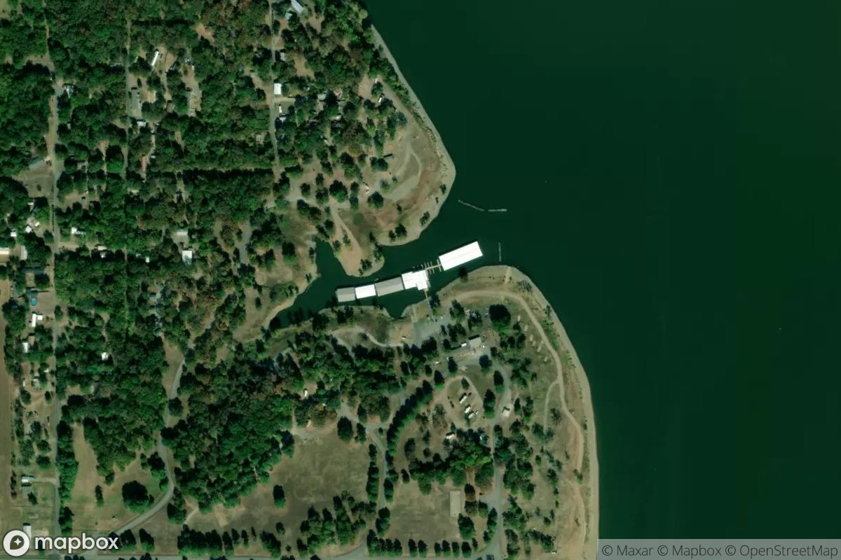 Satellite view of Cypress Cove Marina