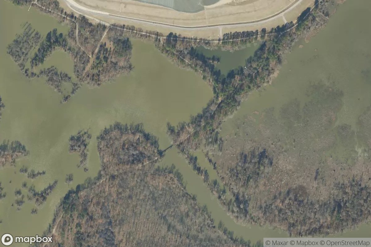 Satellite view of Cypress Point Dock