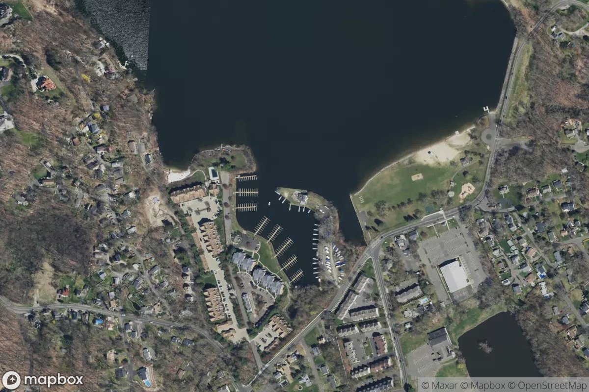 Satellite view of Danbury Yacht Club