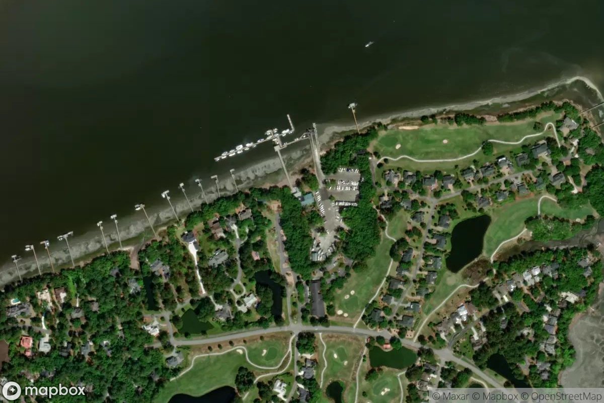 Satellite view of Dataw Island Marina