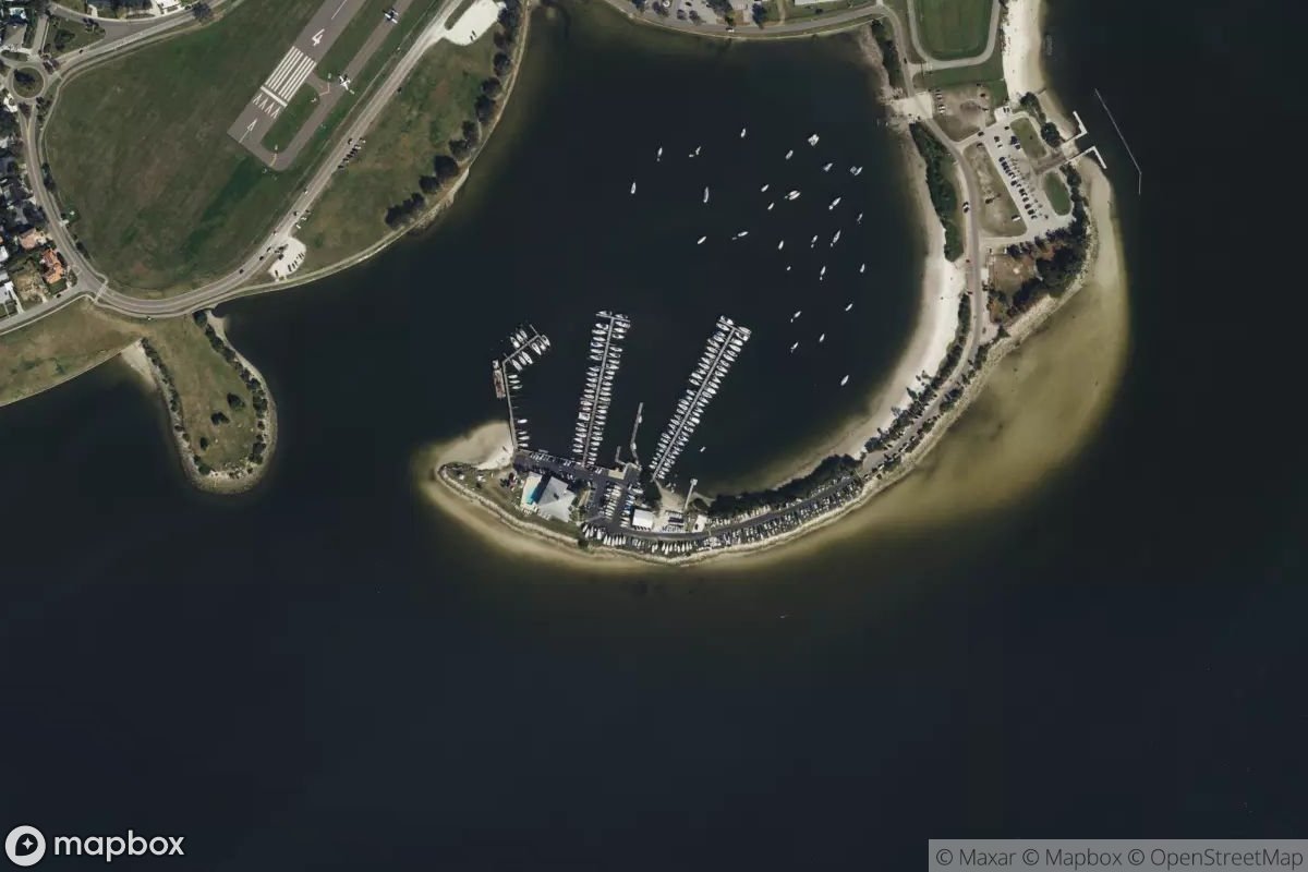 Satellite view of Davis Islands Yacht Club