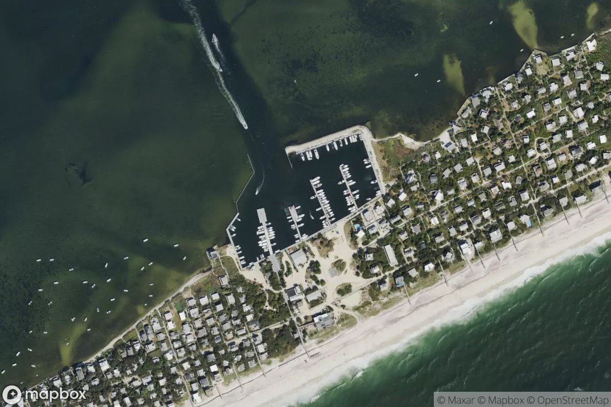 Satellite view of Davis Park Marina