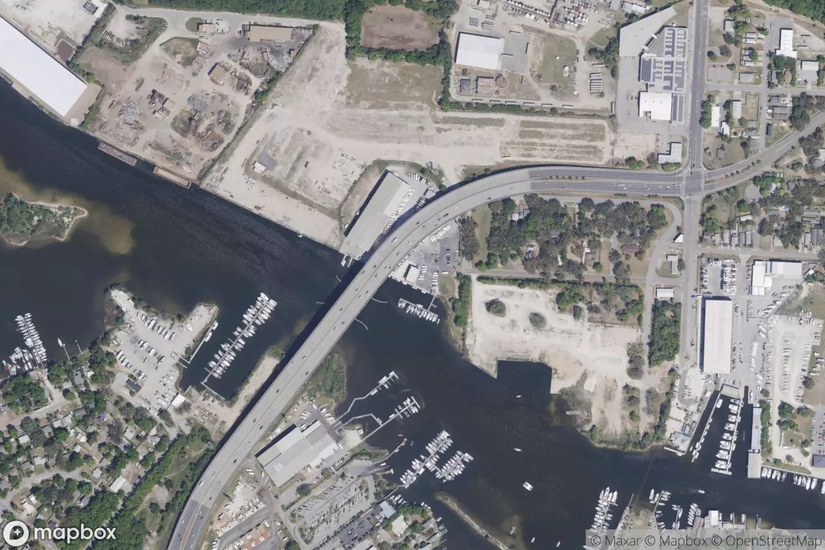 Satellite view of Day Break Marina