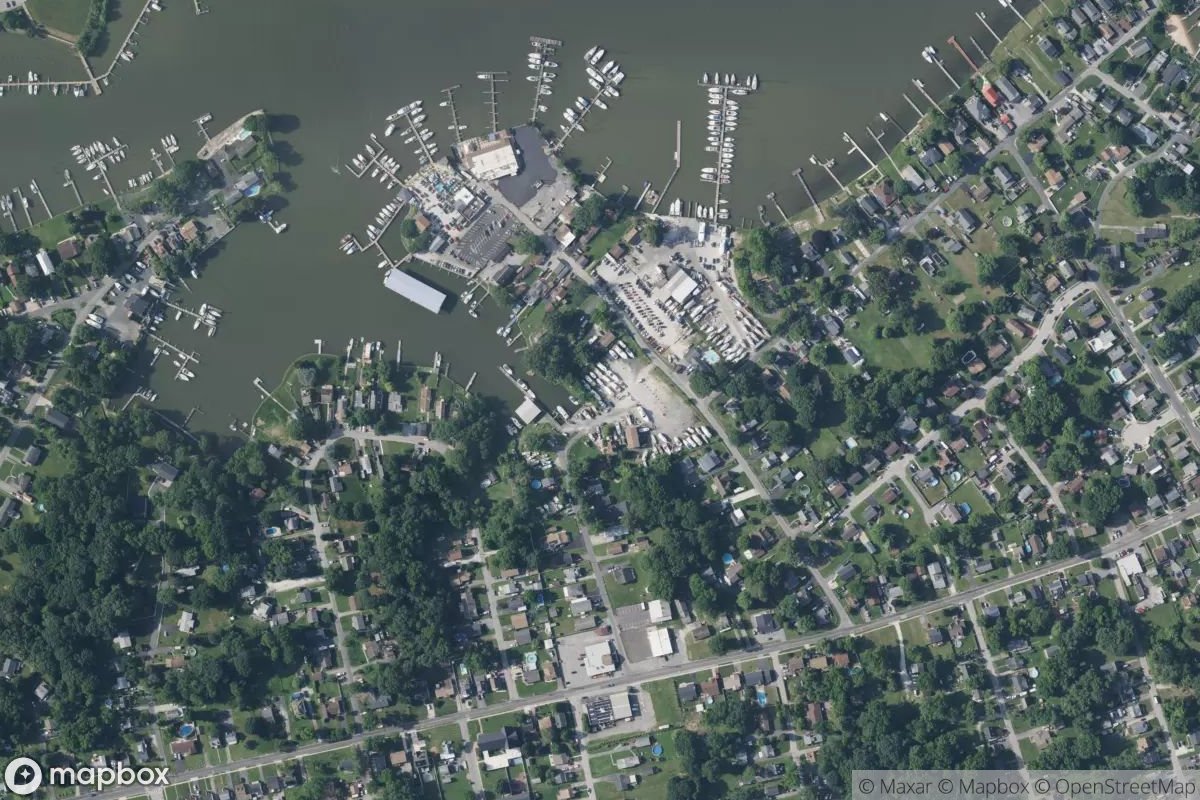 Satellite view of Deckelmans Boat Yard
