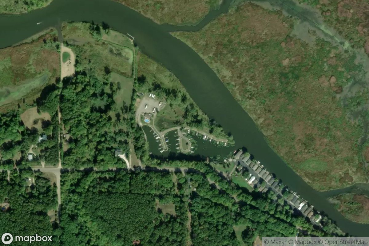 Satellite view of Deep Harbor Marina
