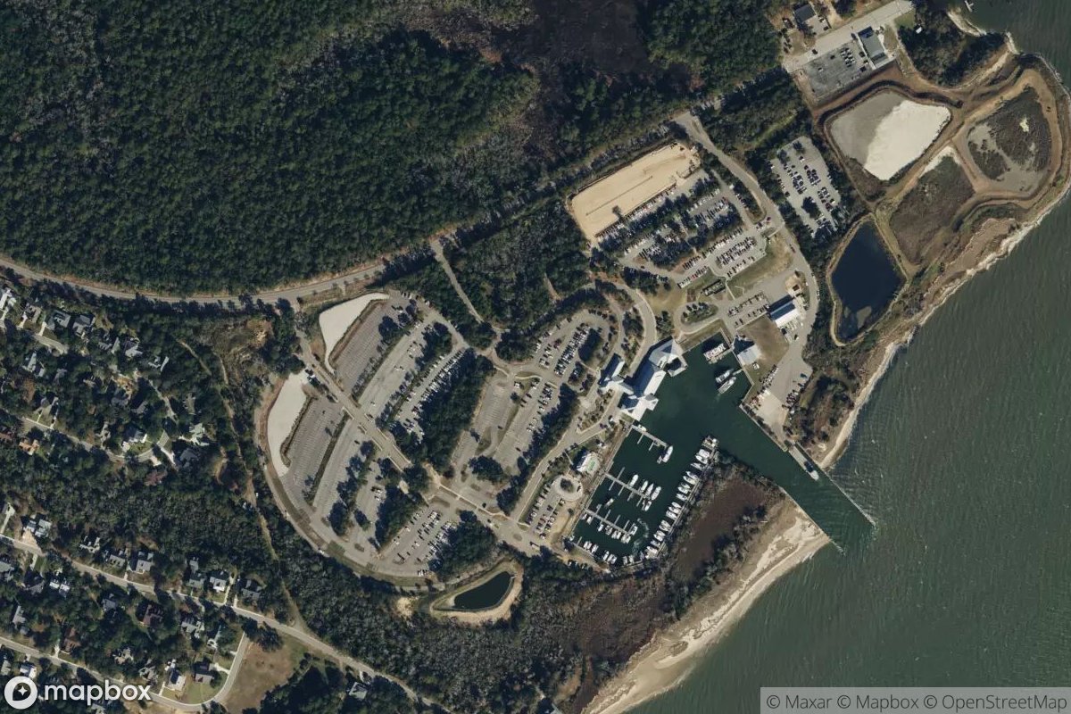 Satellite view of Deep Point Marina
