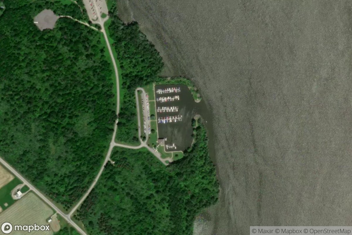 Satellite view of Deer Creek Lake Marina