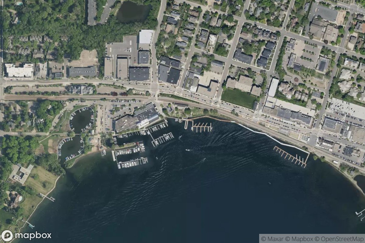 Satellite view of Depot Docks