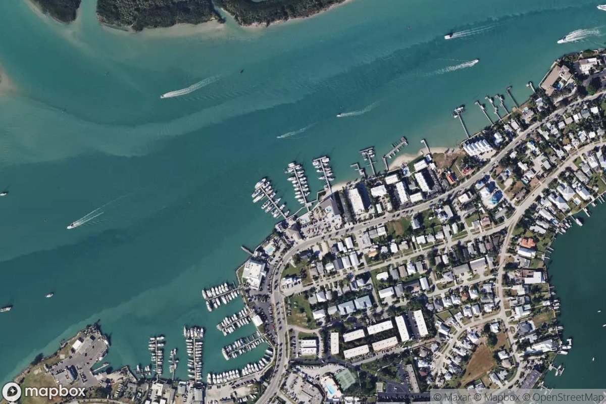 Satellite view of Dockside Marina and Resort