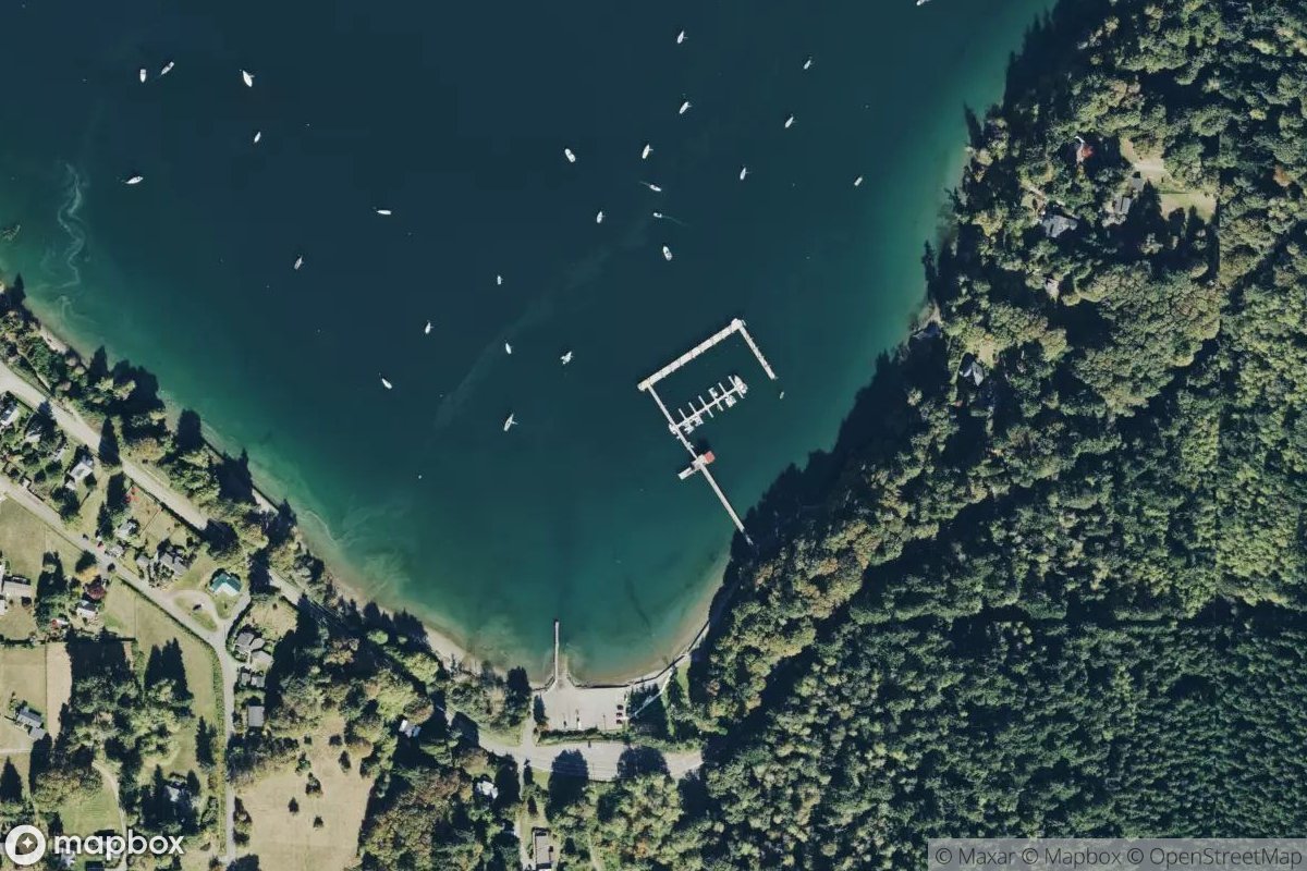 Satellite view of Dockton Marina