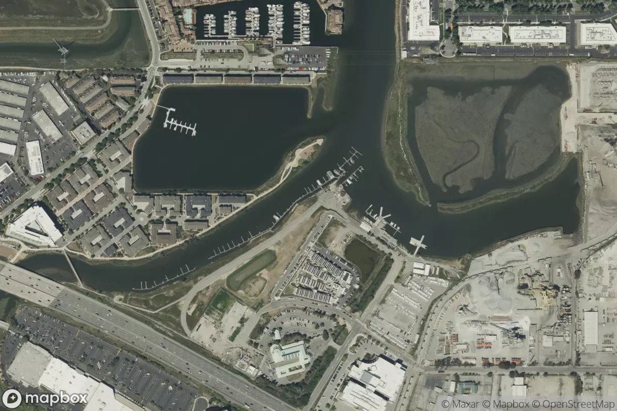 Satellite view of Docktown Marina