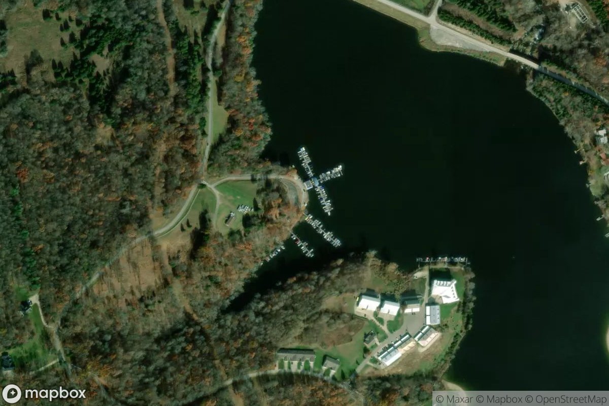 Satellite view of Doe Valley Marina