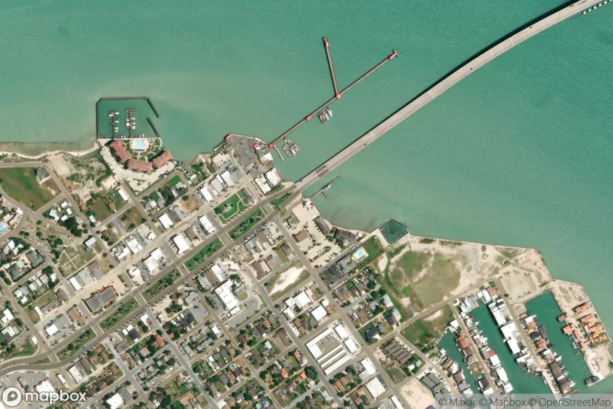 Satellite view of Dolphin Docks