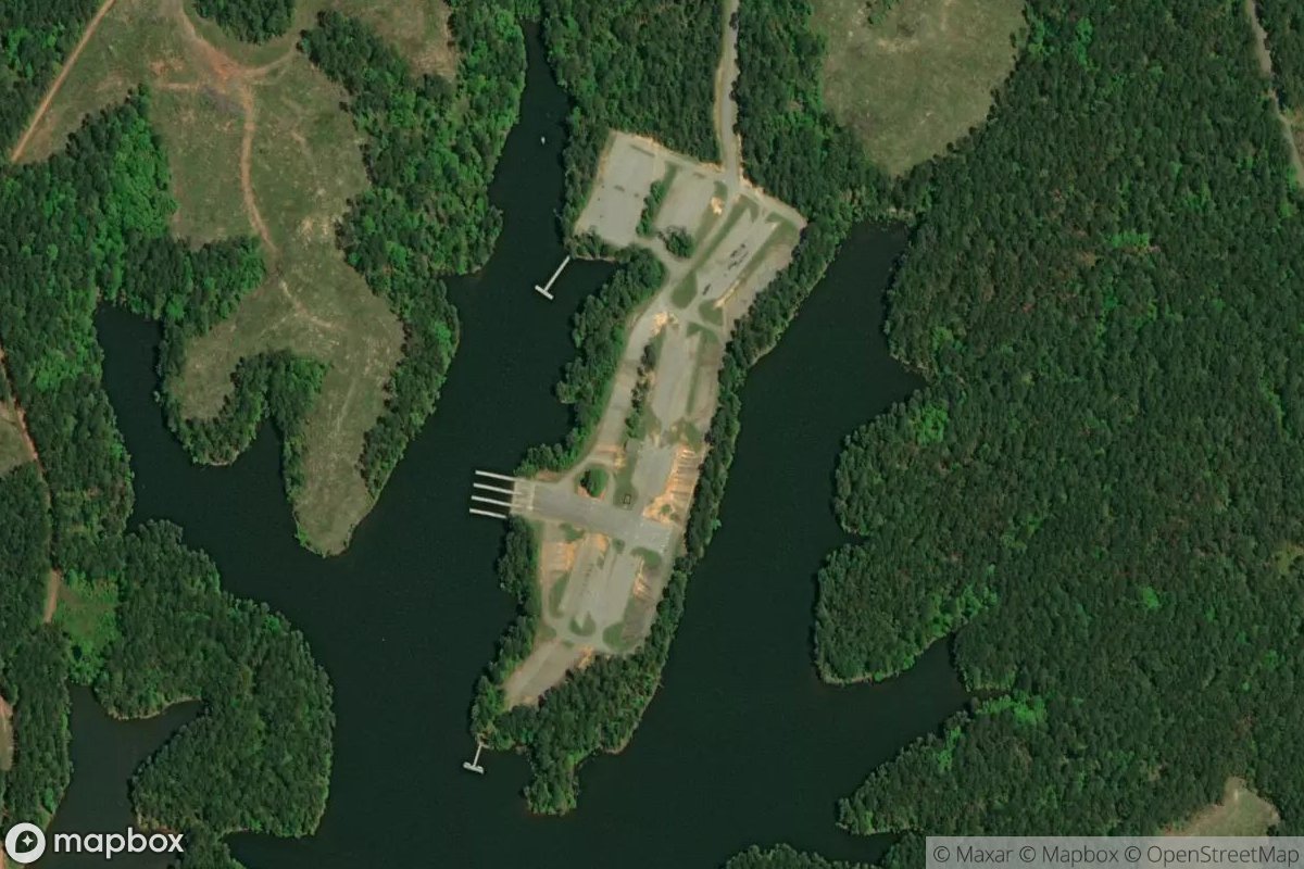Satellite view of Dorn Boating Facility