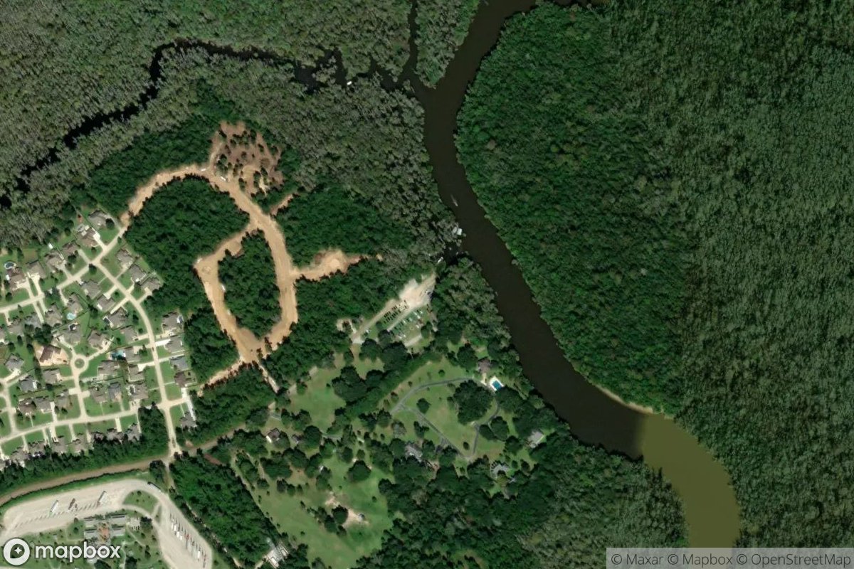 Satellite view of Dr. Wagner's Honey Island Swamp Tour