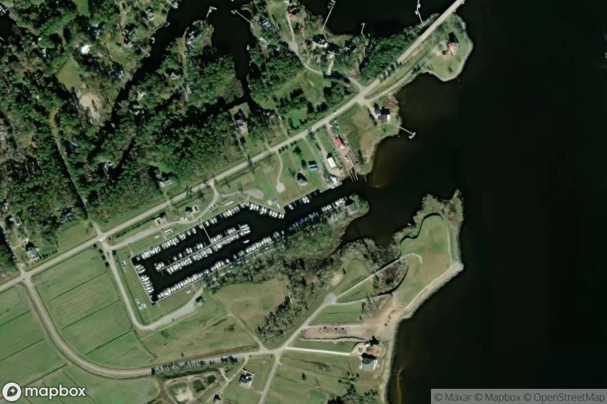Satellite view of Dragon Island Marina