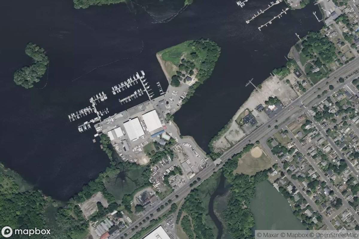 Satellite view of Dredge Harbor Marina