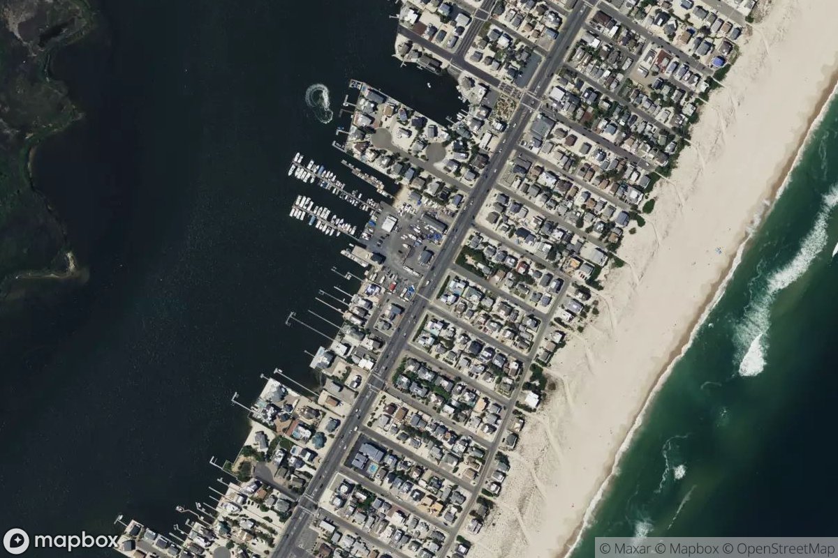 Satellite view of Duck Cove Marina