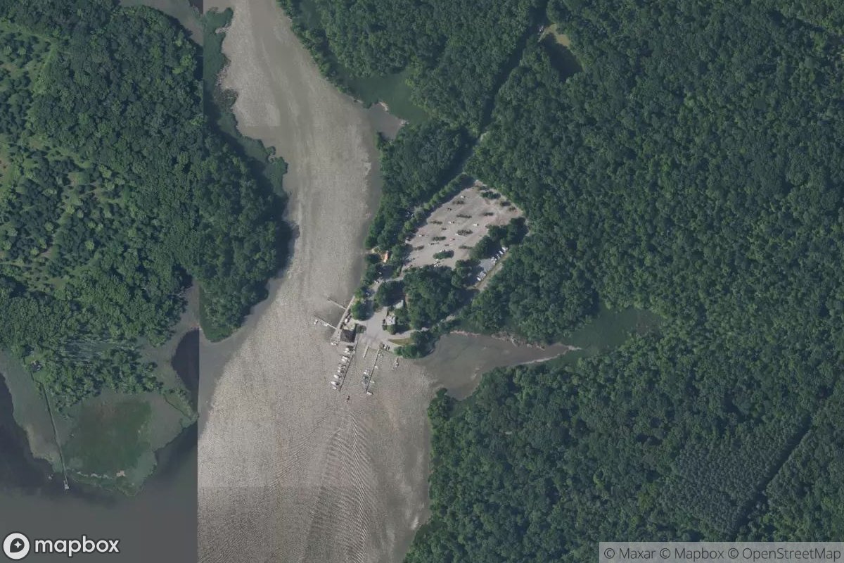 Satellite view of Dundee Creek Marina