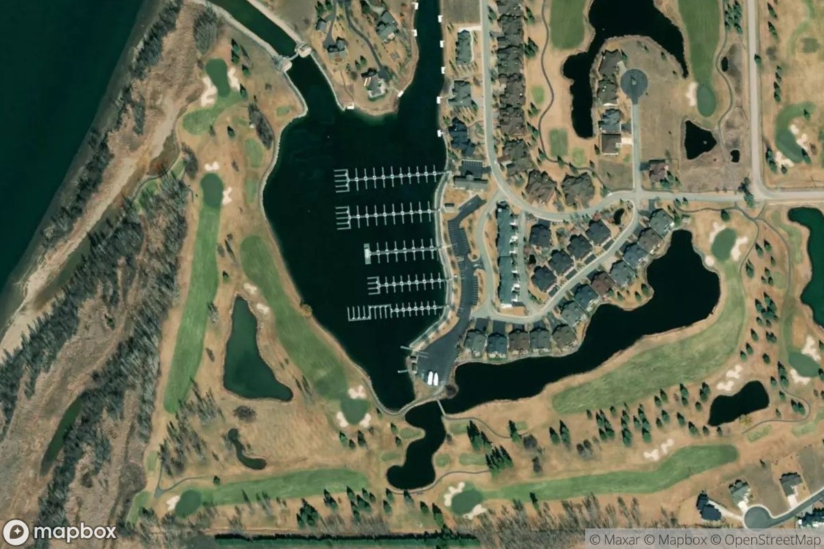 Satellite view of Eagle Bend Yacht Harbour