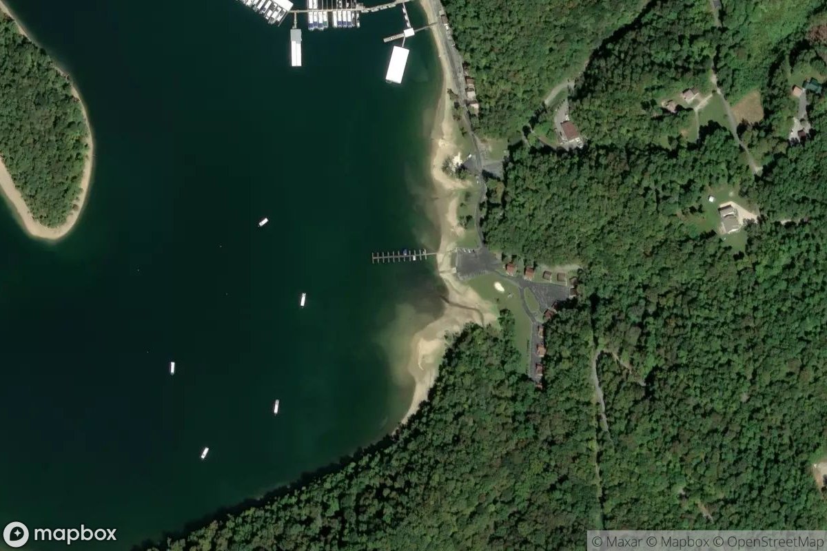 Satellite view of Eagle Cove Marina