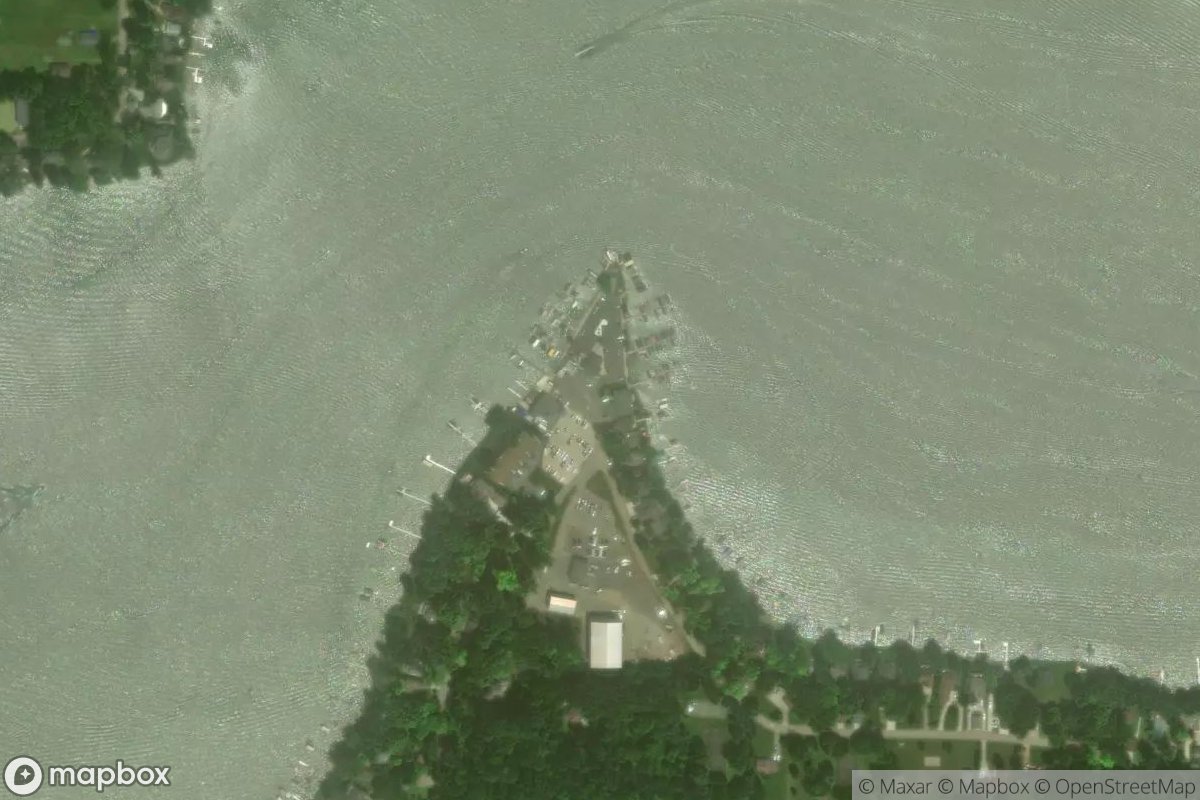Satellite view of Eagle Point Marina