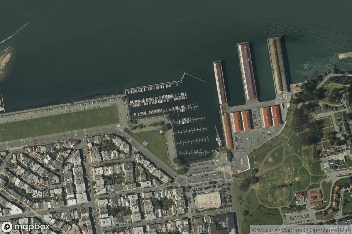 Satellite view of East Harbor