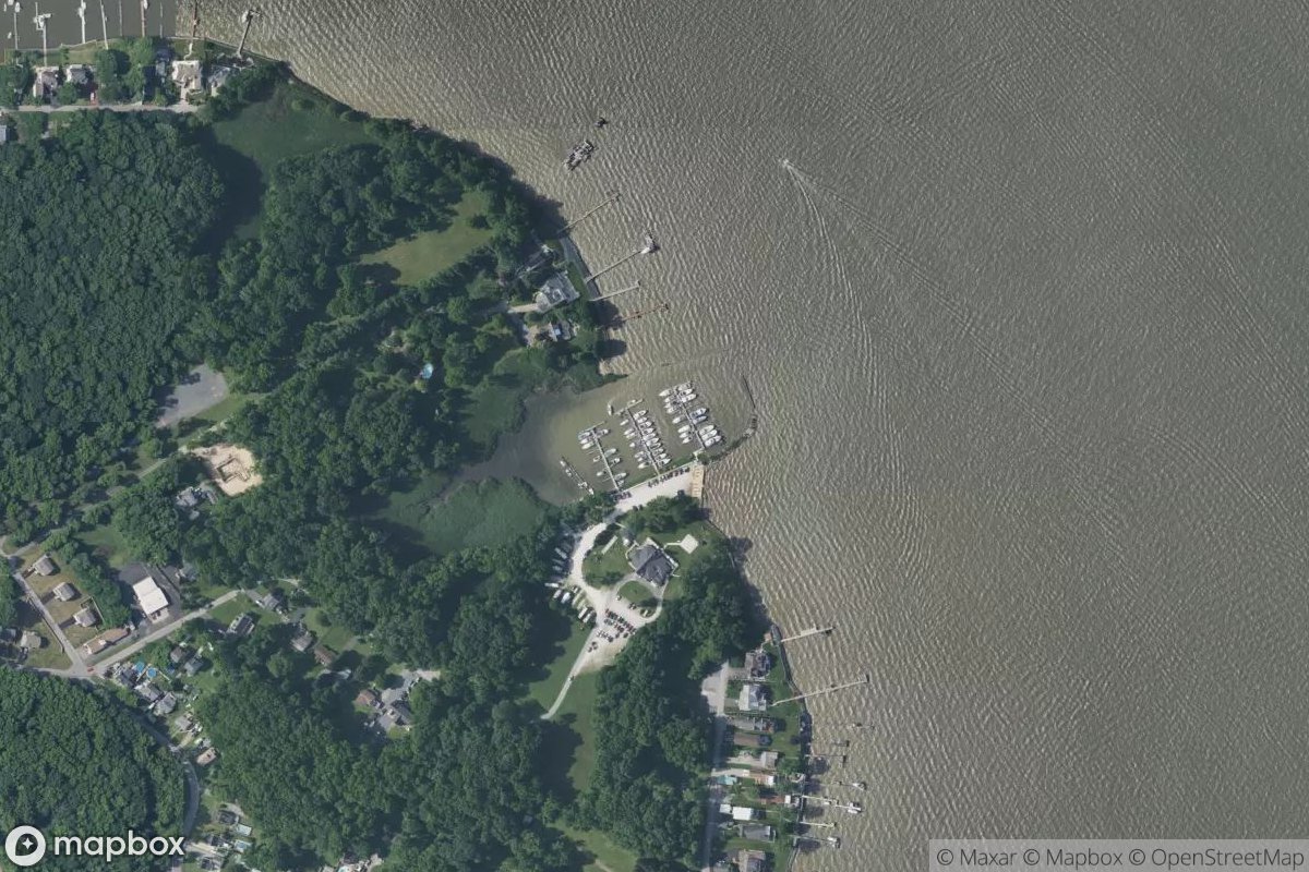 Satellite view of Eastern Yacht Club