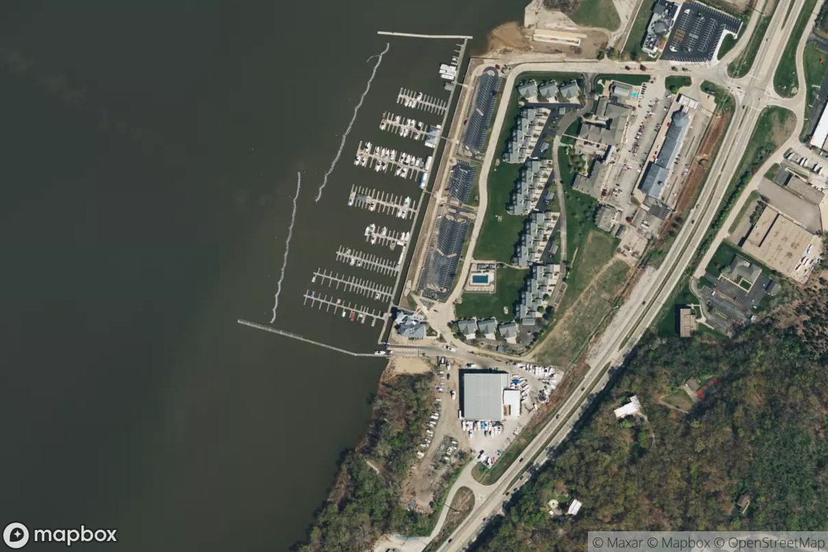 Satellite view of EastPort Marina