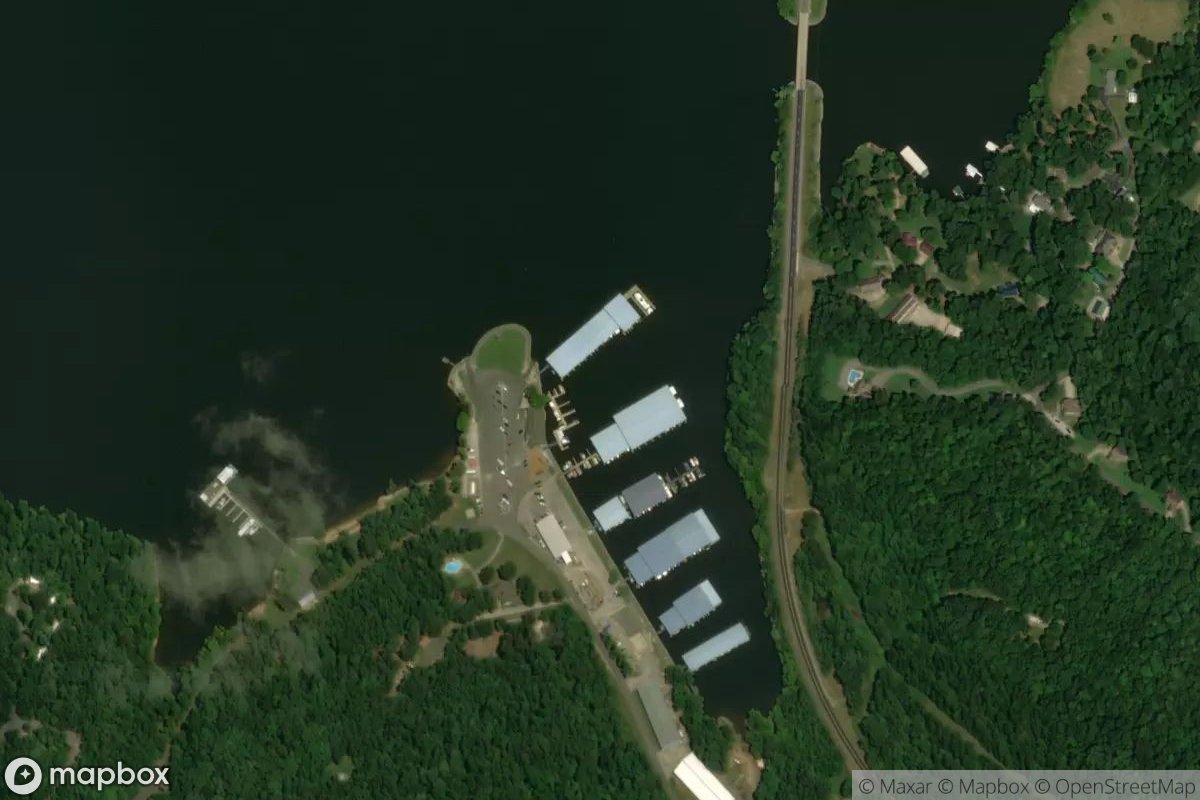 Satellite view of Eddy Creek Marina