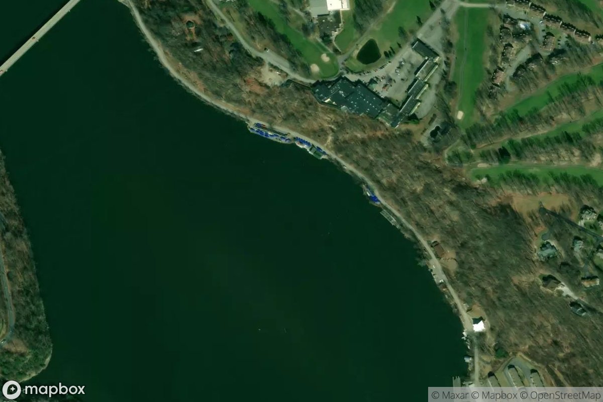 Satellite view of Edgewater Marina