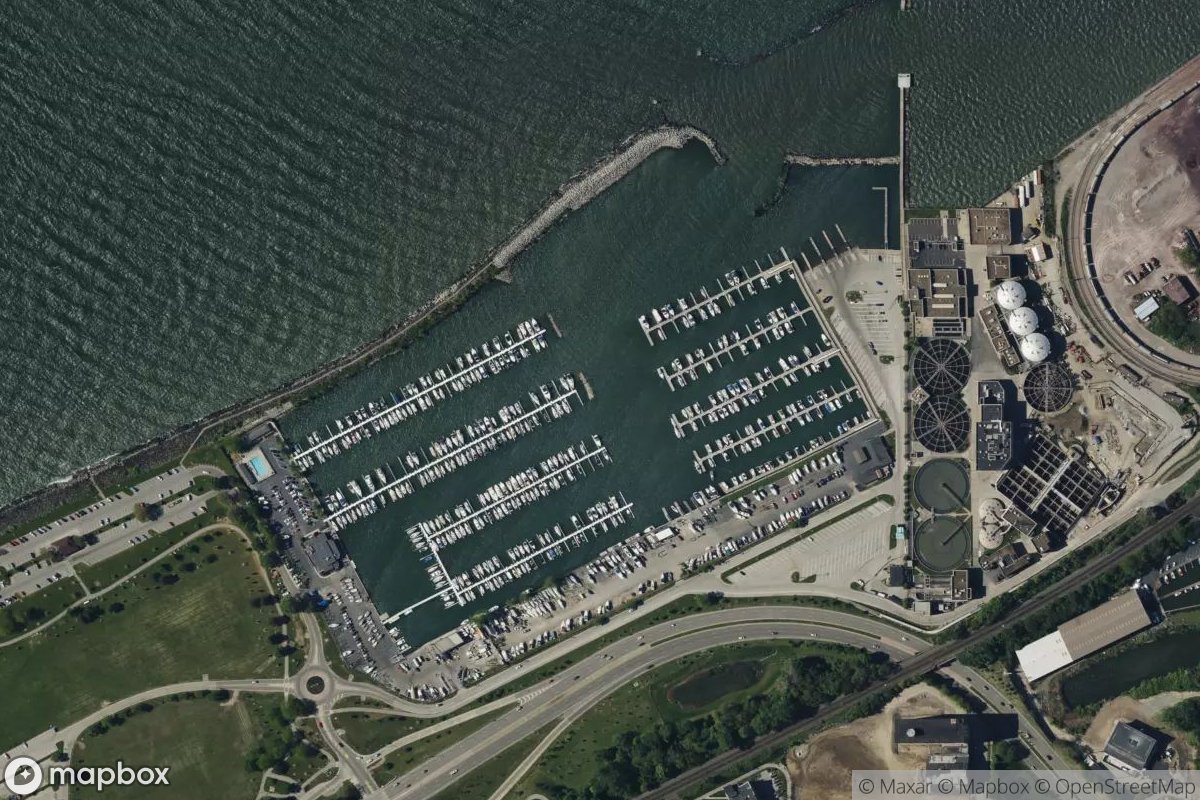 Satellite view of Edgewater Yacht Club