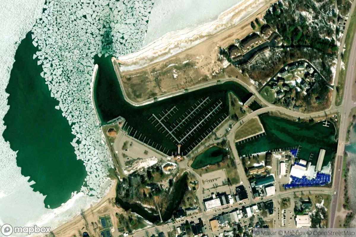 Satellite view of Edward C. Grace Memorial Harbor