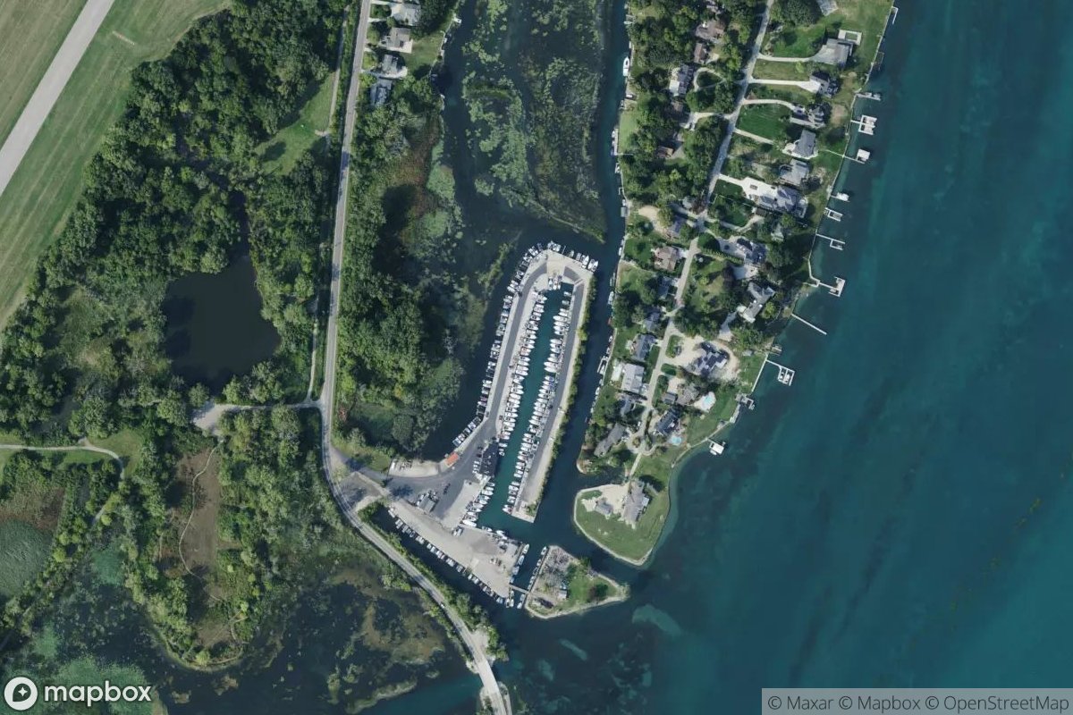 Satellite view of Elba Mar Boat Club